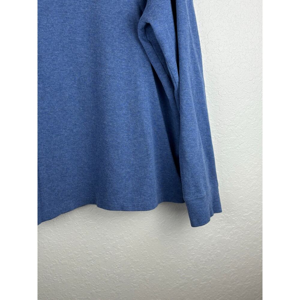 Polo Ralph Lauren Estate Rib Quarter Zip Pullover Blue Men’s Medium - Picture 4 of 6